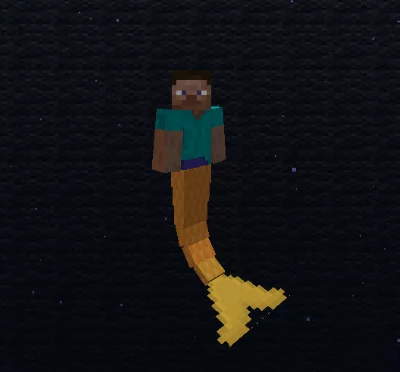 Mermod Minecraft Tails Mermaid Tail - хвост русалки в воде - мод на плавание и трансформацию ...