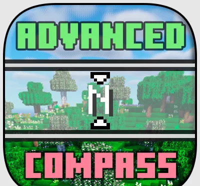 Compus Mc Мод Advanced Compass - компас с расширенным отображением мобов и точек ...