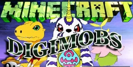 Мод Digimobs - дигимобы для Minecraft 1.20.1, 1.16.5, 1.12.2, 1.7.10 ...